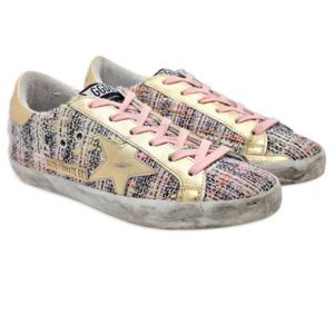 Golden Goose Tweed Low Top Sneakers 👟